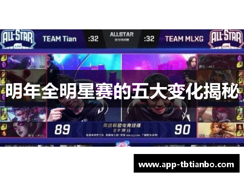 明年全明星赛的五大变化揭秘