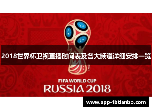 2018世界杯卫视直播时间表及各大频道详细安排一览